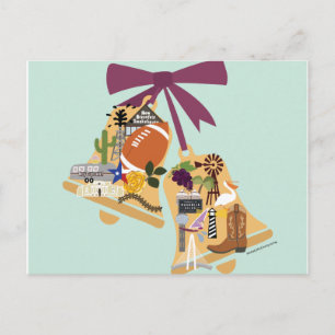 Sauvez la carte postale de Bells de mariage du