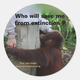 Sauvez la faune des autocollants d'extinction