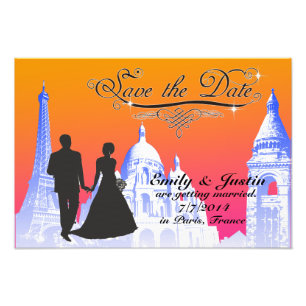 SAUVEZ LA PHOTO DE DATE AVEC LA VUE DE PARIS,