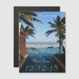 Sauvez la plage de dates Magnet