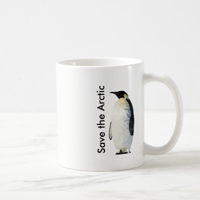Sauvez la tasse arctique de pingouin de Polyart (Droite)