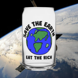 Sauvez La Terre Mangez Les Riches | Message Eco en