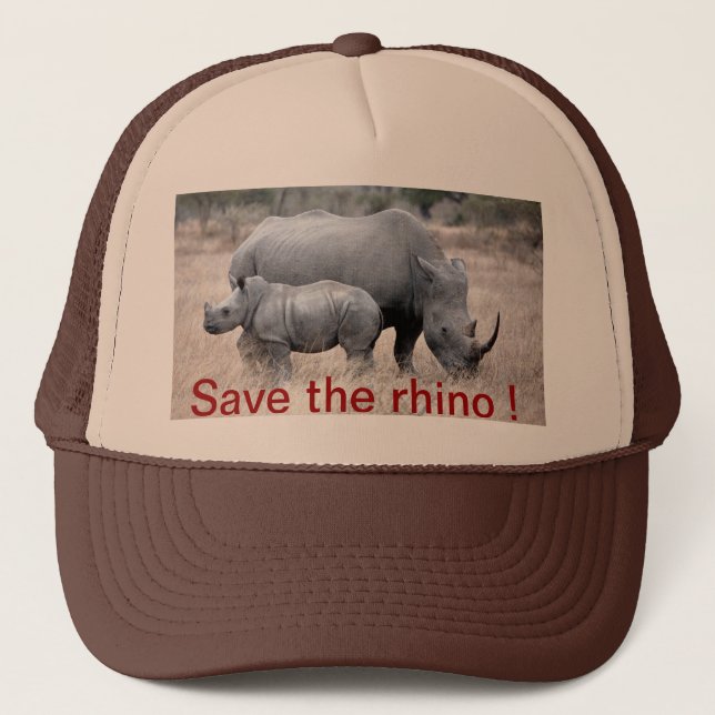 Sauvez le casquette de rhinocéros (Devant)