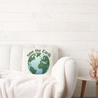 Sauvez le Coussin de coussin Earth-Design