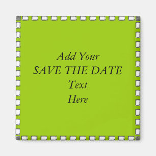 SAUVEZ le magnet de DATE CRÉENT VOS PROPRES