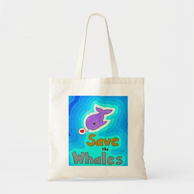 Sauvez le sac de baleines (Devant)