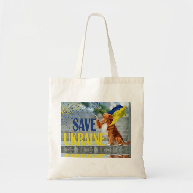 Sauvez le Sac fourre - tout de Toller Ukraine (Devant)