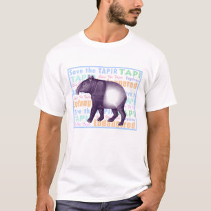 Sauvez le T-shirt de tapir - tapir sur l'avant