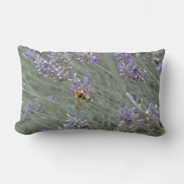 Sauvez les abeilles : Coussin lombaire de lavande (Recto)