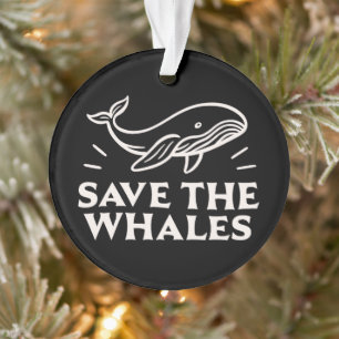 Sauvez les baleines animaux marins de l'océan noir