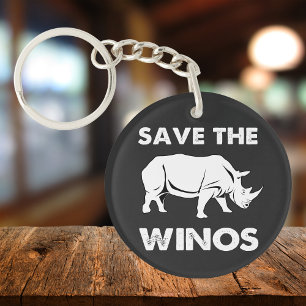 "Sauvez les Winos" Funny Rhino