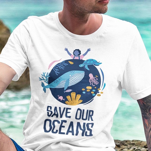 Sauvez notre Jour des terres océanique T-shirt (Créateur téléchargé)