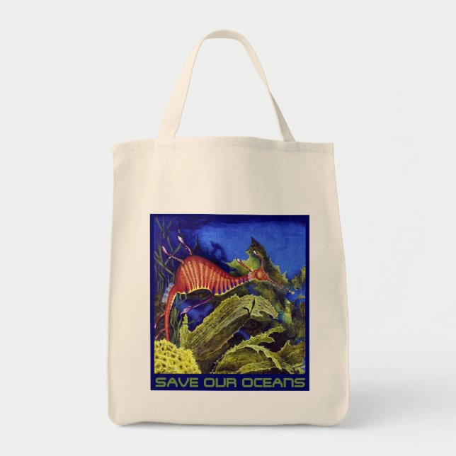 SAUVEZ NOTRE sac d'épicerie d'OCÉANS (Devant)