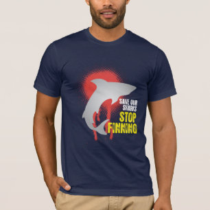 Sauvez notre T-shirt de Finning d'arrêt de requins