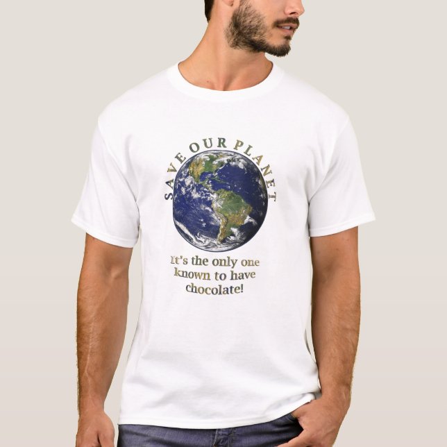 Sauvez notre T-shirt de planète (Devant)