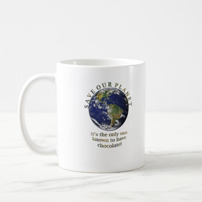 Sauvez notre tasse de planète (Gauche)