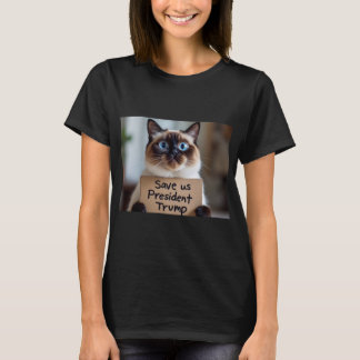 Sauvez-nous Trump Basic Dark T-Shirt