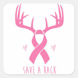 Sauvez un autocollant de soutien de cancer du sein