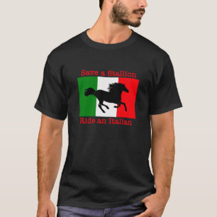 Sauvez un tour d'étalon un T-shirt italien
