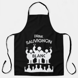 Sauvignon Blanc Wein Drinker Schürze
