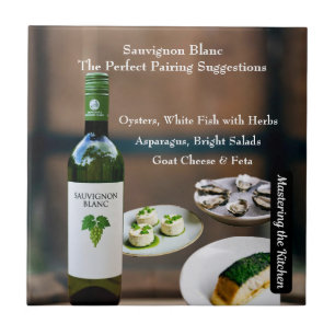 Sauvignon Blanc Wein-Paarungsführer Fliese