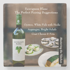 Sauvignon Blanc Wein-Paarungsführer Steinuntersetzer