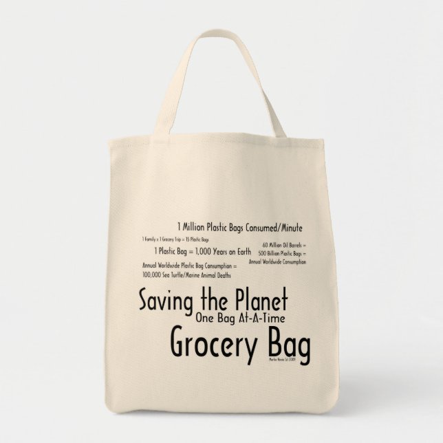 Sauvons la planète Un sac à la fois à l'épicerie S (Devant)