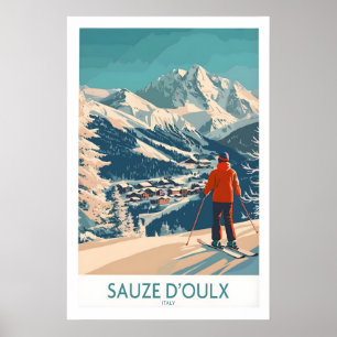 Sauze d'Oulx Poster Italien 1