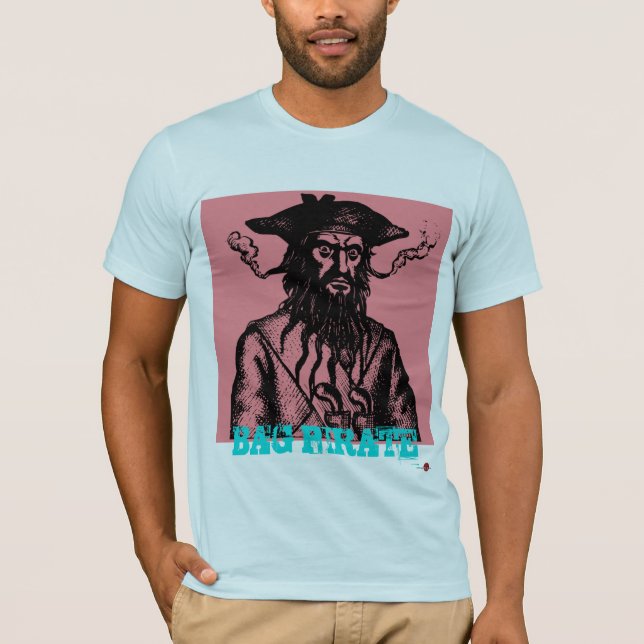 Savage Bum "Bag Pirate" Logo-T - Shirt (Vorderseite)