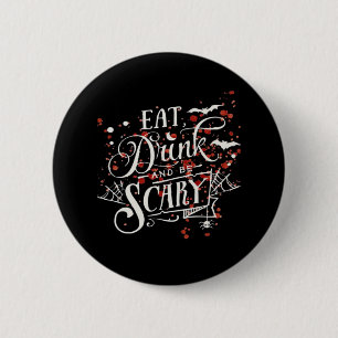 Savage Halloween Grusel Ästhetik Grafikstil Button