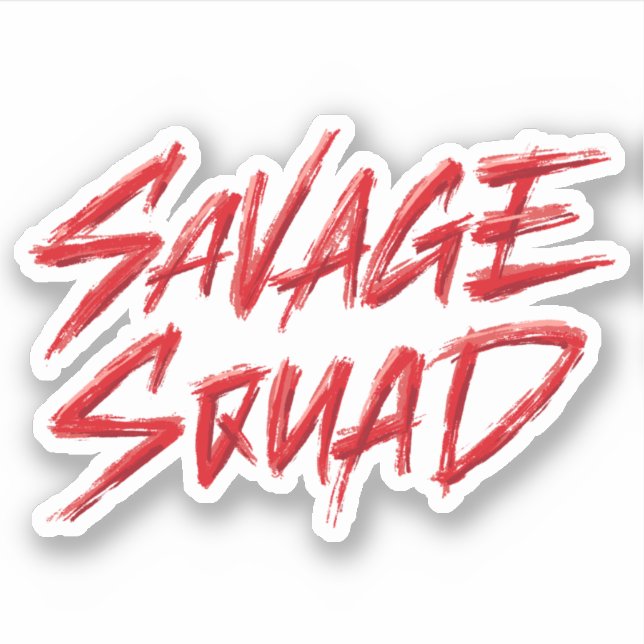 Savage Squad Aufkleber (Vorderseite)