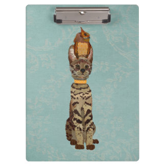 SAVANAH CAT & OWL KLEMMBRETT