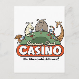 Savanna Casino Postkarte