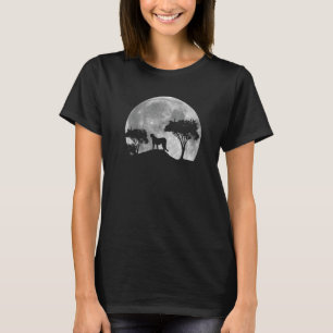 Savanna Cheetah mit Moon Outfit Liebe Big Cat T-Shirt