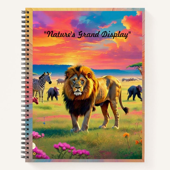 Savanna Majesty Notizbuch (Vorderseite)
