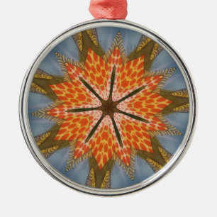 Savanna Star Bloom – Ein kühner afrikanischer Tier Ornament Aus Metall
