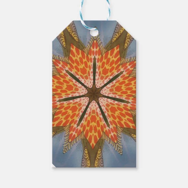 Savanna Star Bloom - Eine kühne afrikanische Tiera Geschenkanhänger (Vorderseite)