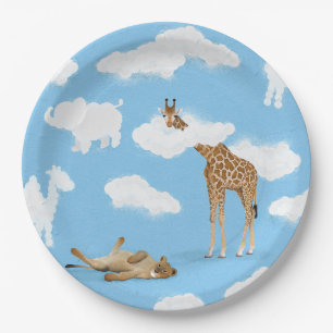 Savanna-Wolken Pappteller