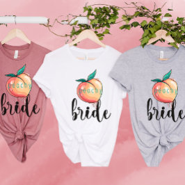 Savannah Bachelorette-Brautparty-Peachy Bride T-Shirt