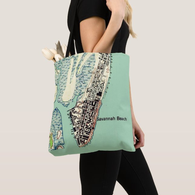 Savannah Beach - Tybee Island Shoulder Tasche (Von Nahem)