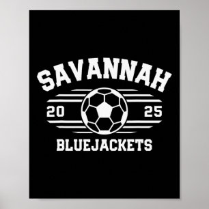 Savannah Bluejackets Fußball Byll 2025 Hs Poster