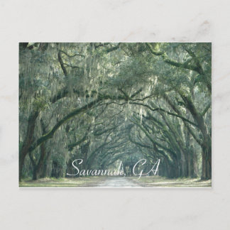 Savannah, carte postale GA