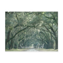Savannah, carte postale GA