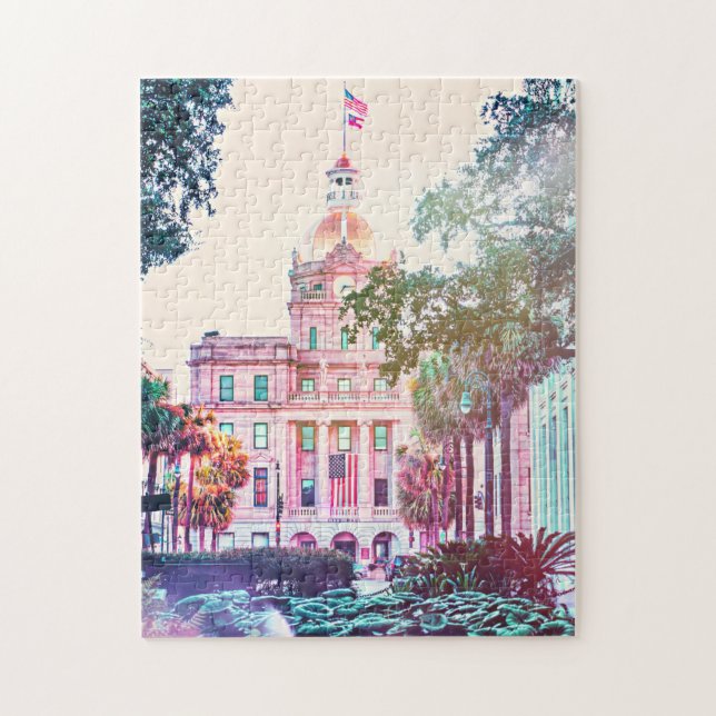 Savannah City Hall Puzzle (Vertikal)