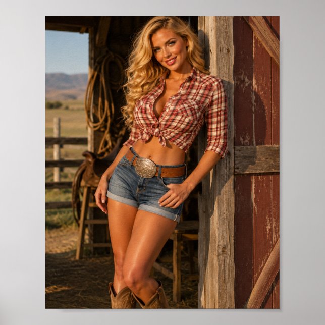 Savannah Cole - Auf der Scheune Poster (Vorne)