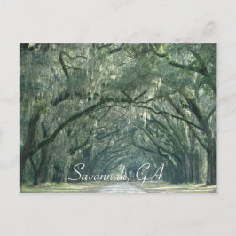 Savannah, GA Postcard Postkarte