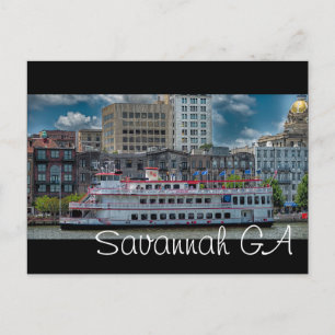 Savannah GA Postkarte