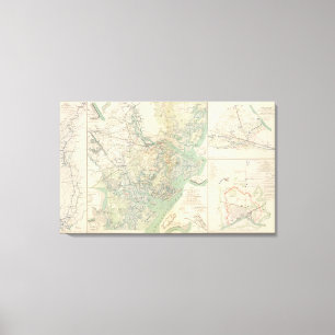 Savannah, Ga und Umgebung Leinwanddruck