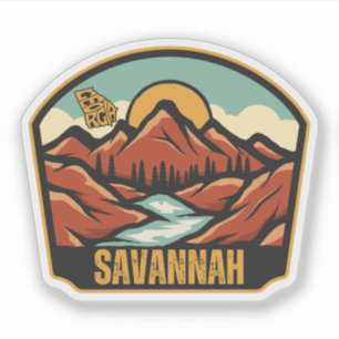 Savannah, Georgia Aufkleber