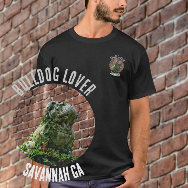 Savannah Georgia Bulldog Fan Fotografie T-Shirt (Von Creator hochgeladen)